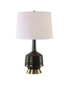 Foster Black Glaze Table Lamp
