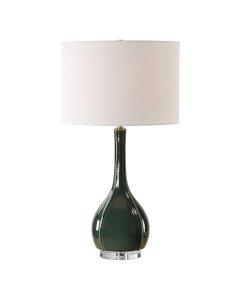 Essex Green Glass Table Lamp