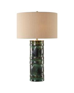 Loch Green Glaze Table Lamp