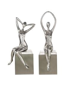  Jaylene Silver Sculptures, S/2