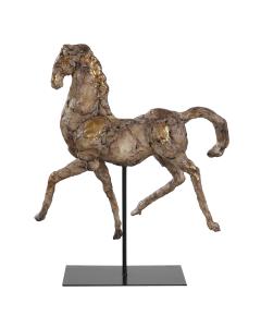  Caballo Dorado Horse Sculpture