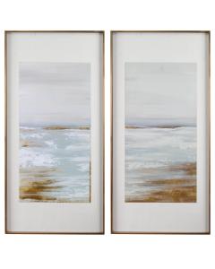  Coastline Framed Prints, S/2