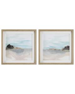  Glacial Coast Framed Prints, Set/2