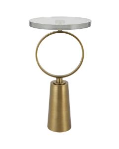  Ringlet Brass Accent Table