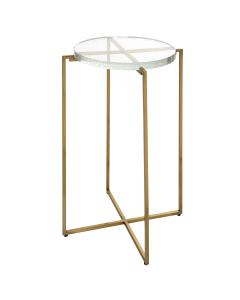  Star-crossed Glass Accent Table