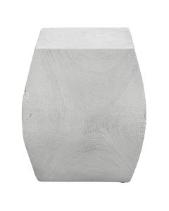  Grove Ivory Wooden Accent Stool