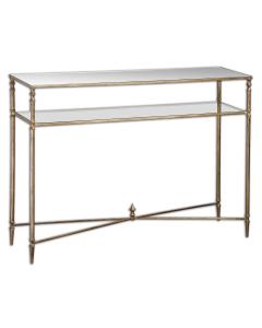  Henzler Mirrored Glass Console Table