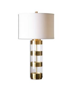  Angora Brushed Brass Table Lamp