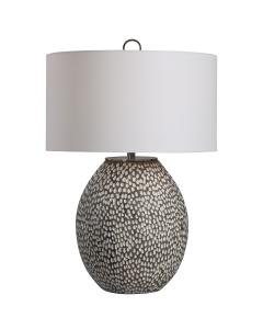  Cyprien Gray White Table Lamp