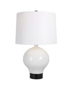  Collar Gloss White Table Lamp