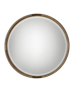  Finnick Iron Coil Round Mirror