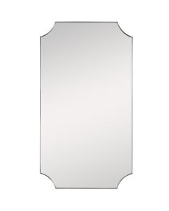  Lennox Brass Scalloped Corner Mirror