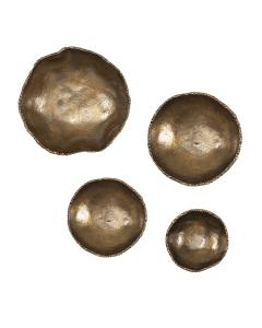  Lucky Coins Brass Wall Bowls