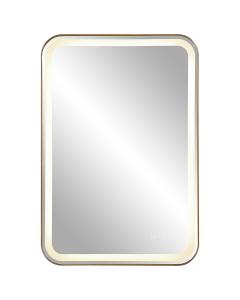  Crofton Lighted Brass Vanity Mirror