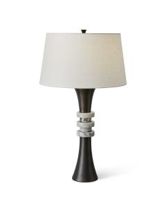 Banded Table Lamp - Onyx