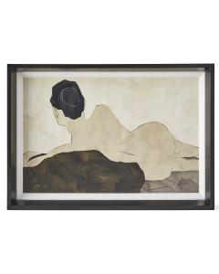 Woman in Repose Framed Print