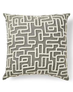 Labyrinth Pillow - Gray